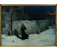 SERENDIPITP Retro Picture Poster Wall Art Pictures Painting an Incident During the Siege of Paris by Gustave Dore Wall Art Canvas Print for Wall Decor 60x90cm