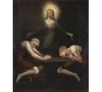 SERENDIPITP Retro Picture Poster Wall Art Pictures Painting Christ Disappearing At Emmaus by Henry Fuseli Wall Art Canvas Print for Wall Decor 60x90cm