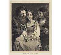 SERENDIPITP Retro Picture Poster Wall Art Pictures Painting Cupid and Psyche by William Adolphe Bouguereau Wall Art Canvas Print for Wall Decor 60x90cm