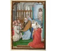 SERENDIPITP Retro Picture Poster Wall Art Pictures Painting Folio From a Miniature Book of Hours by Simon Bening Wall Art Canvas Print for Wall Decor 60x90cm