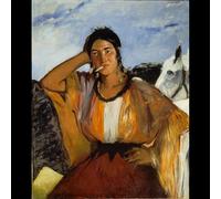 SERENDIPITP Retro Picture Poster Wall Art Pictures Painting Gypsy with a Cigarette by Edouard Manet Wall Art Canvas Print for Wall Decor 60x90cm
