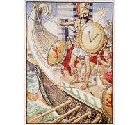SERENDIPITP Retro Picture Poster Wall Art Pictures Painting He Became a Target for Every Arrow by Walter Crane Wall Art Canvas Print for Wall Decor 60x90cm