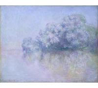 SERENDIPITP Retro Picture Poster Wall Art Pictures Painting Îleorties Near Vernon by Claude Monet Wall Art Canvas Print for Wall Decor 60x90cm