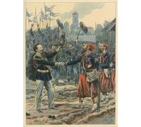 SERENDIPITP Retro Picture Poster Wall Art Pictures Painting Italy the Royal March by Jacques Marie Gaston Onfray De Breville Wall Art Canvas Print for Wall Decor 60x90cm