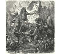 SERENDIPITP Retro Picture Poster Wall Art Pictures Painting Migration of the Ancient Aryans in India by Hermann Vogel Wall Art Canvas Print for Wall Decor 60x90cm