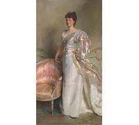 SERENDIPITP Retro Picture Poster Wall Art Pictures Painting Mrs George Swinton Elizabeth Ebsworth by John Singer Sargent Wall Art Canvas Print for Wall Decor 60x90cm