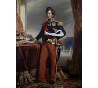 SERENDIPITP Retro Picture Poster Wall Art Pictures Painting Portrait of Louis Philippe of Bourbon Orleans by Xaver Winterhalter Wall Art Canvas Print for Wall Decor 60x90cm