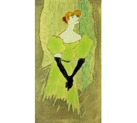 SERENDIPITP Retro Picture Poster Wall Art Pictures Painting Portrait of Yvette Guilbert by Henri De Toulouse Lautrec Wall Art Canvas Print for Wall Decor 60x90cm