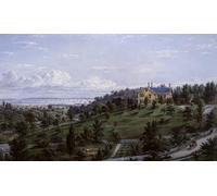SERENDIPITP Retro Picture Poster Wall Art Pictures Painting Staten Island by William Rickarby Wall Art Canvas Print for Wall Decor 60x90cm