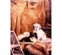 SERENDIPITP Retro Picture Poster Wall Art Pictures Painting the Actors in the Wings Resting Between Acts by Charles Van Den Eycken Wall Art Canvas Print for Wall Decor 60x90cm