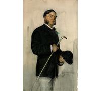SERENDIPITP Retro Picture Poster Wall Art Pictures Painting the Banker Ludwig Arosenius by Anders Zorn Wall Art Canvas Print for Wall Decor 60x90cm