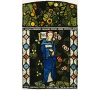 SERENDIPITP Retro Picture Poster Wall Art Pictures Painting the Blessed Virgin Mary Morris by Edward Burne Jones Wall Art Canvas Print for Wall Decor 60x90cm
