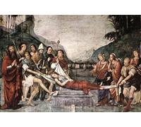 SERENDIPITP Retro Picture Poster Wall Art Pictures Painting The Burial of St Cecily Francesco Francia Wall Art Canvas Print for Wall Decor 60x90cm