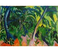 SERENDIPITP Retro Picture Poster Wall Art Pictures Painting the Family by Ernst Ludwig Kirchner Wall Art Canvas Print for Wall Decor 60x90cm