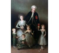 SERENDIPITP Retro Picture Poster Wall Art Pictures Painting the Osuna and His Family by Francisco De Goya Wall Art Canvas Print for Wall Decor 60x90cm