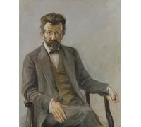 SERENDIPITP Retro Picture Poster Wall Art Pictures Painting The Poet Richard Dehmel by Max Liebermann Wall Art Canvas Print for Wall Decor 60x90cm