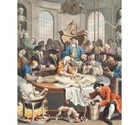 SERENDIPITP Retro Picture Poster Wall Art Pictures Painting the Reward of Cruelty From the Four Stages of Cruelty by William Hogarth Wall Art Canvas Print for Wall Decor 60x90cm