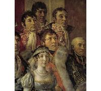 SERENDIPITP Retro Picture Poster Wall Art Pictures Painting the Rite of Napoleon Detail Depicting Marie Julie Clary by Jacques Louis David Wall Art Canvas Print for Wall Decor 60x90cm