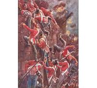 SERENDIPITP Retro Picture Poster Wall Art Pictures Painting the Th Division Storming by Henry A. Payne Wall Art Canvas Print for Wall Decor 60x90cm