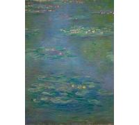 SERENDIPITP Retro Picture Poster Wall Art Pictures Painting Waterlilies Detail by Claude Monet Wall Art Canvas Print for Wall Decor 60x90cm