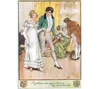 SERENDIPITP Vintage Picture Print on Canvas Wall Art Poster a Gentleman Whose Eyes Looked As If They Saw No One Else by Charles Edmund Brock Artwork Print Poster for Wall Decor 60x90cm
