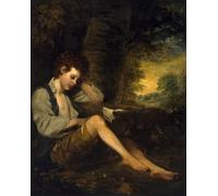 SERENDIPITP Vintage Picture Print on Canvas Wall Art Poster a Shepherd Boy by After Opie Artwork Print Poster for Wall Decor 60x90cm