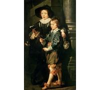 SERENDIPITP Vintage Picture Print on Canvas Wall Art Poster Albert and Nicholas by Peter Paul Rubens Artwork Print Poster for Wall Decor 60x90cm