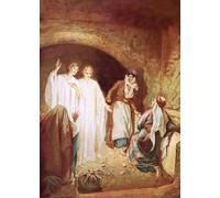 SERENDIPITP Vintage Picture Print on Canvas Wall Art Poster Angels Declaring That Jesus Is Risen From the Dead by William Brassey Hole Artwork Print Poster for Wall Decor 60x90cm
