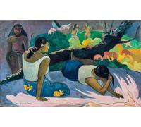 SERENDIPITP Vintage Picture Print on Canvas Wall Art Poster Arearea No Varua Ino Words of the Devil or Reclining Tahitian Women by Paul Gauguin Artwork Print Poster for Wall Decor 60x90cm