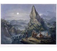 SERENDIPITP Vintage Picture Print on Canvas Wall Art Poster Ataraipu or the Devil's Rock by Famous Artist Artwork Print Poster for Wall Decor 60x90cm