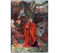 SERENDIPITP Vintage Picture Print on Canvas Wall Art Poster Christian and Hopeful Leave Atheist Laughing by Byam Liston Shaw Artwork Print Poster for Wall Decor 60x90cm