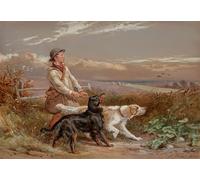 SERENDIPITP Vintage Picture Print on Canvas Wall Art Poster First of September by Jnr Hardy Artwork Print Poster for Wall Decor 60x90cm