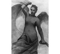 SERENDIPITP Vintage Picture Print on Canvas Wall Art Poster Fortune a Study for the Discoverer by William Morris Hunt Artwork Print Poster for Wall Decor 60x90cm