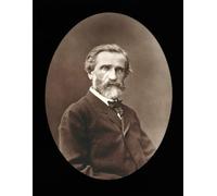 SERENDIPITP Vintage Picture Print on Canvas Wall Art Poster Giuseppe Verdi by Etienne Carjat Artwork Print Poster for Wall Decor 60x90cm