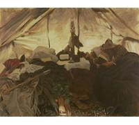 SERENDIPITP Vintage Picture Print on Canvas Wall Art Poster Inside a Tent in the Canadian Rockies by John Singer Sargent Artwork Print Poster for Wall Decor 60x90cm