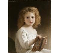 SERENDIPITP Vintage Picture Print on Canvas Wall Art Poster Inspiration by William Adolphe Bouguereau Artwork Print Poster for Wall Decor 60x90cm