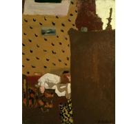 SERENDIPITP Vintage Picture Print on Canvas Wall Art Poster Madame Roussel At Chiffonnier by Edouard Vuillard Artwork Print Poster for Wall Decor 60x90cm