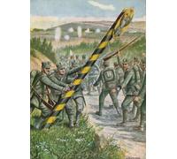 SERENDIPITP Vintage Picture Print on Canvas Wall Art Poster May War on the Austro-hungarian Empire by Tancredi Scarpelli Artwork Print Poster for Wall Decor 60x90cm