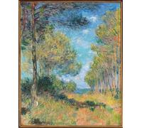 SERENDIPITP Vintage Picture Print on Canvas Wall Art Poster Pine Tree Path At Varengeville Allee De Sapins Varengeville by Claude Monet Artwork Print Poster for Wall Decor 60x90cm