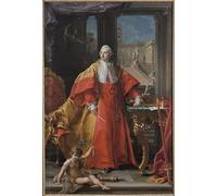 SERENDIPITP Vintage Picture Print on Canvas Wall Art Poster Portrait of Abbondio Rezzonico by Pompeo Girolamo Batoni Artwork Print Poster for Wall Decor 60x90cm