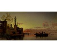 SERENDIPITP Vintage Picture Print on Canvas Wall Art Poster Prayers At Dawn Hermann David Solomon Corrodi Artwork Print Poster for Wall Decor 60x90cm