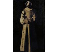 SERENDIPITP Vintage Picture Print on Canvas Wall Art Poster Saint Francis of Assisi According to Pope Nicholas Vs Vision by Francisco De Zurbaran Artwork Print Poster for Wall Decor 60x90cm