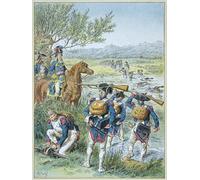SERENDIPITP Vintage Picture Print on Canvas Wall Art Poster Second Battle of Zurich by Frederic Theodore Lix Artwork Print Poster for Wall Decor 60x90cm