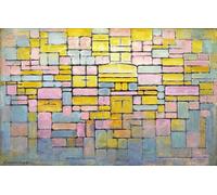 SERENDIPITP Vintage Picture Print on Canvas Wall Art Poster Tableau No Composition No by Piet Mondrian Artwork Print Poster for Wall Decor 60x90cm