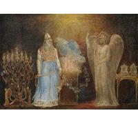 SERENDIPITP Vintage Picture Print on Canvas Wall Art Poster the Angel Appearing to Zacharias by William Blake Artwork Print Poster for Wall Decor 60x90cm