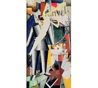 SERENDIPITP Vintage Picture Print on Canvas Wall Art Poster the Aviator by Kazimir Severinovich Malevich Artwork Print Poster for Wall Decor 60x90cm