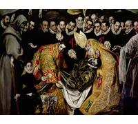 SERENDIPITP Vintage Picture Print on Canvas Wall Art Poster the Burial Oforgaz From a Legend of a Young Page St Etienne by El Greco Artwork Print Poster for Wall Decor 60x90cm