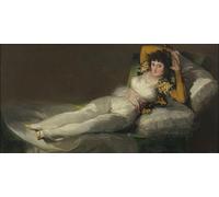 SERENDIPITP Vintage Picture Print on Canvas Wall Art Poster the Clothed Maja by Francisco De Goya Artwork Print Poster for Wall Decor 60x90cm