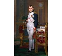 SERENDIPITP Vintage Picture Print on Canvas Wall Art Poster The Emperor Napoleon in His Study at the Tuileries Jacques Louis David Artwork Print Poster for Wall Decor 60x90cm