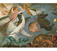 SERENDIPITP Vintage Picture Print on Canvas Wall Art Poster the Fall of the Rebel Angels by Pieter Bruegel the Elder Artwork Print Poster for Wall Decor 60x90cm